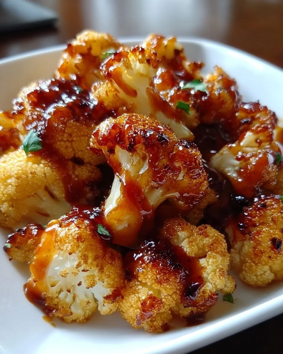 Ahorn-Sriracha-Blumenkohl-Glück