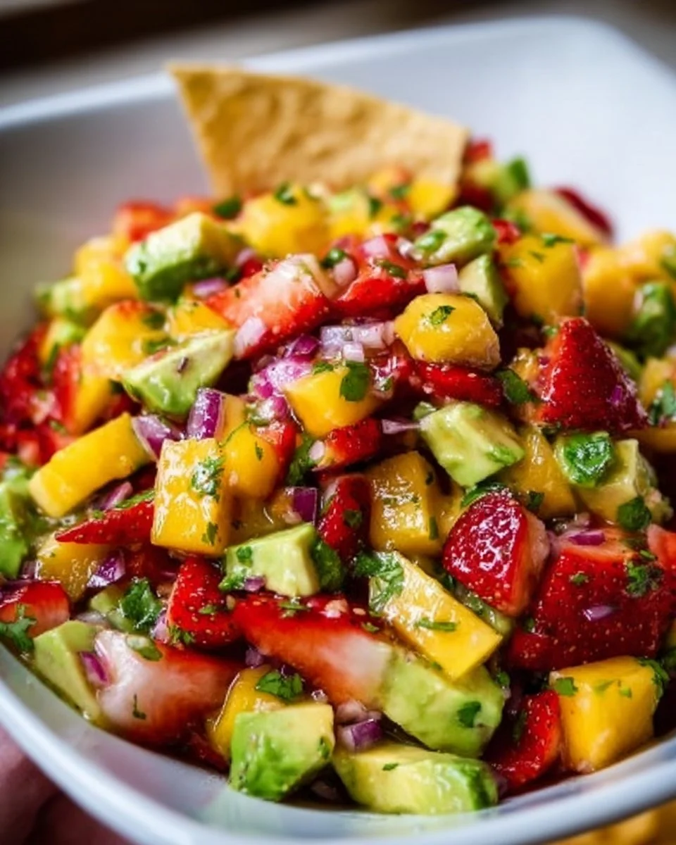 Avocado-Erdbeer-Mango-Salsa