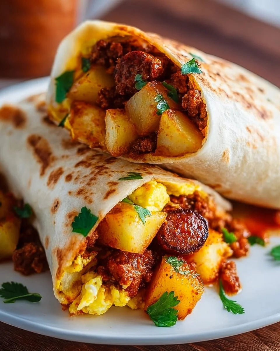 Chorizo-Frühstücksburritos