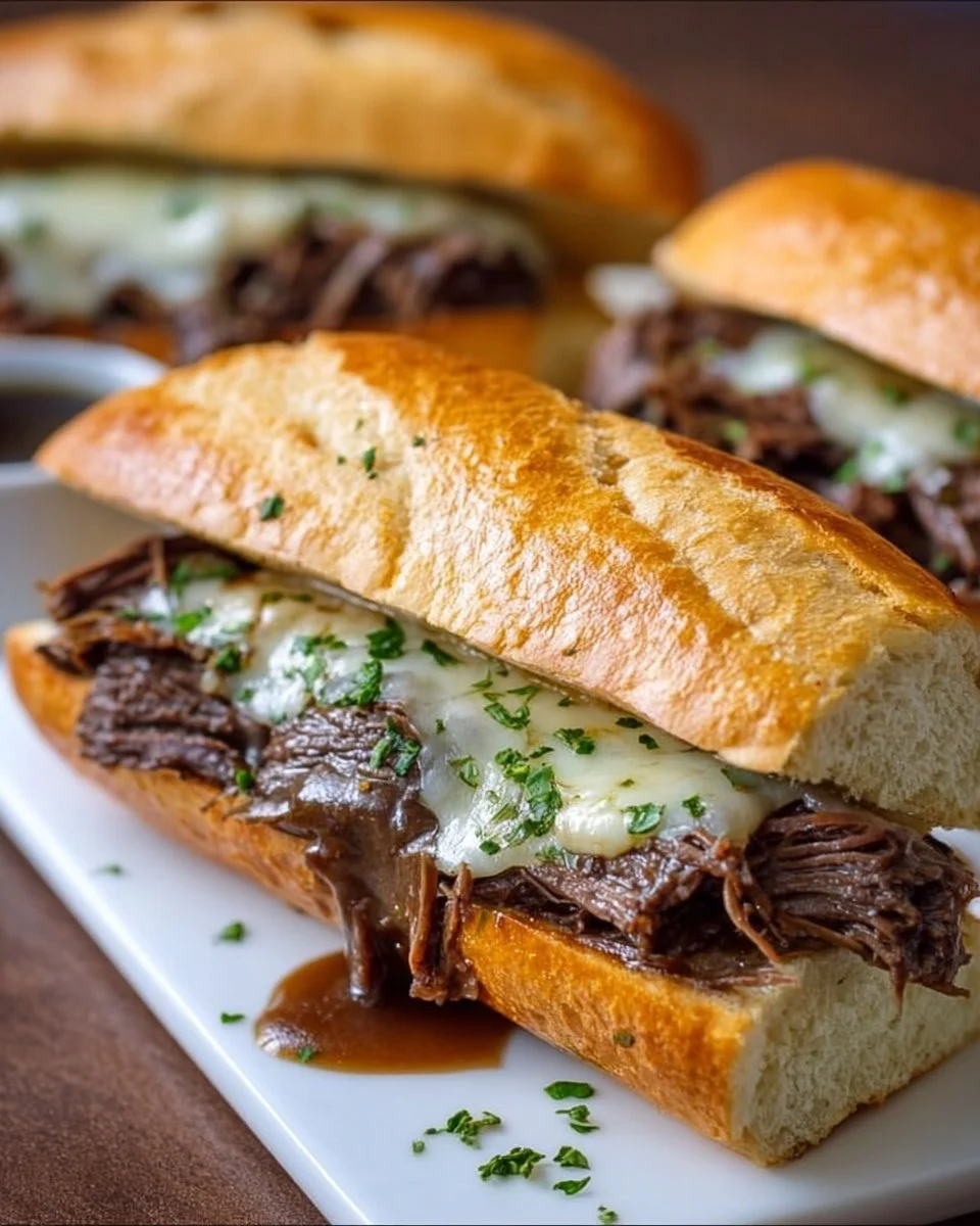 Crockpot Französische Dip-Sandwiches