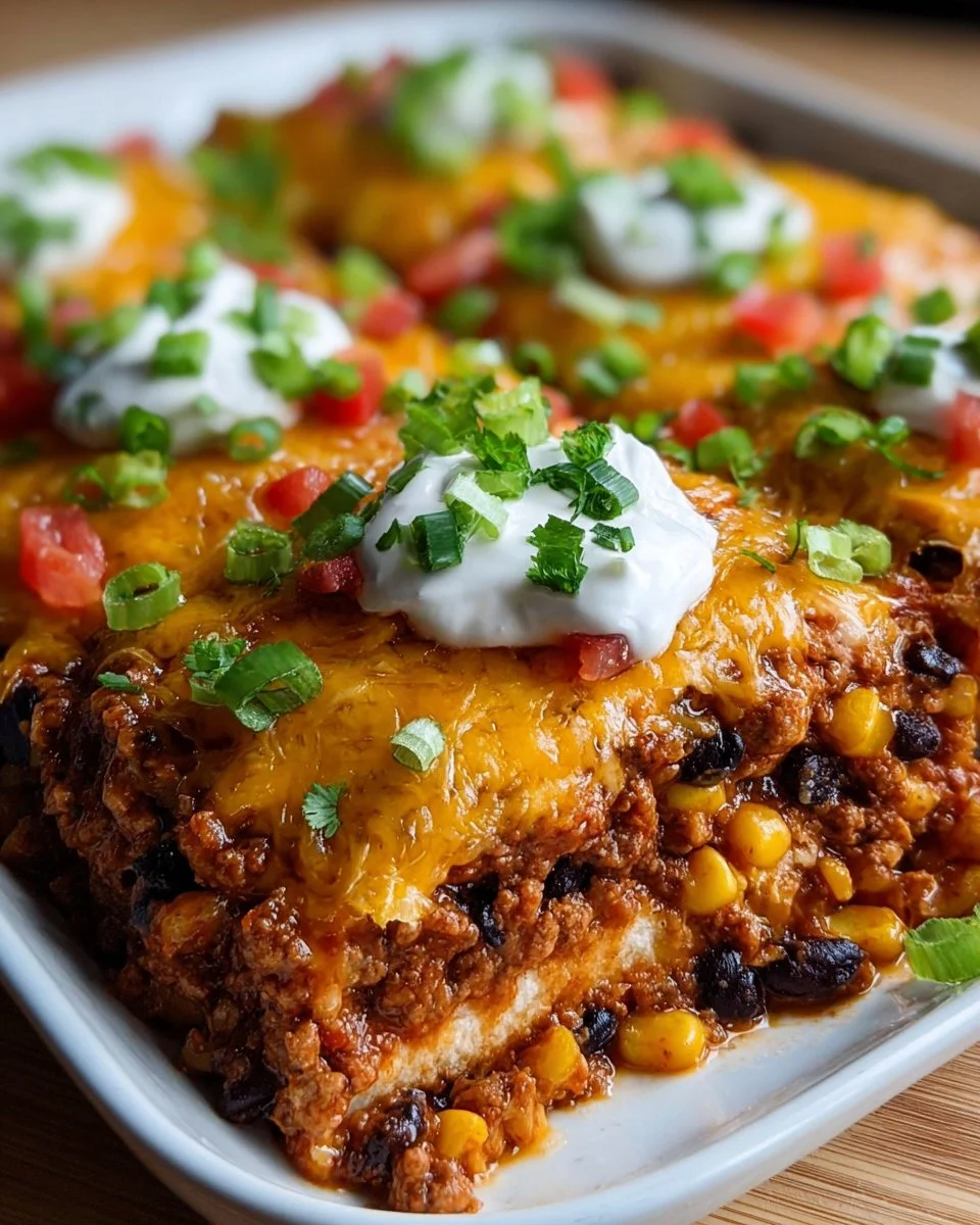 Einfache Burrito-Casserole