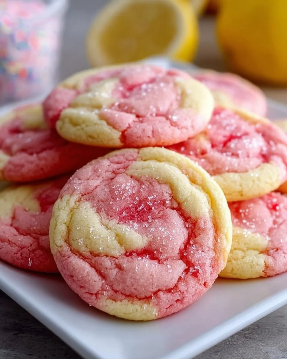 Erdbeerschorle Kekse