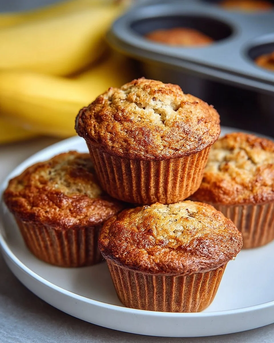 Luftfritteuse Bananenmuffins