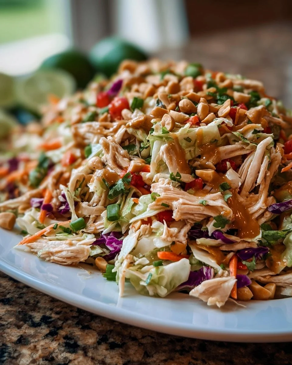 Thailändischer Hähnchensalat