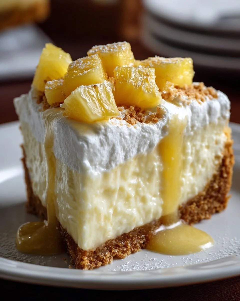 Ananas-Frischkäsekuchen