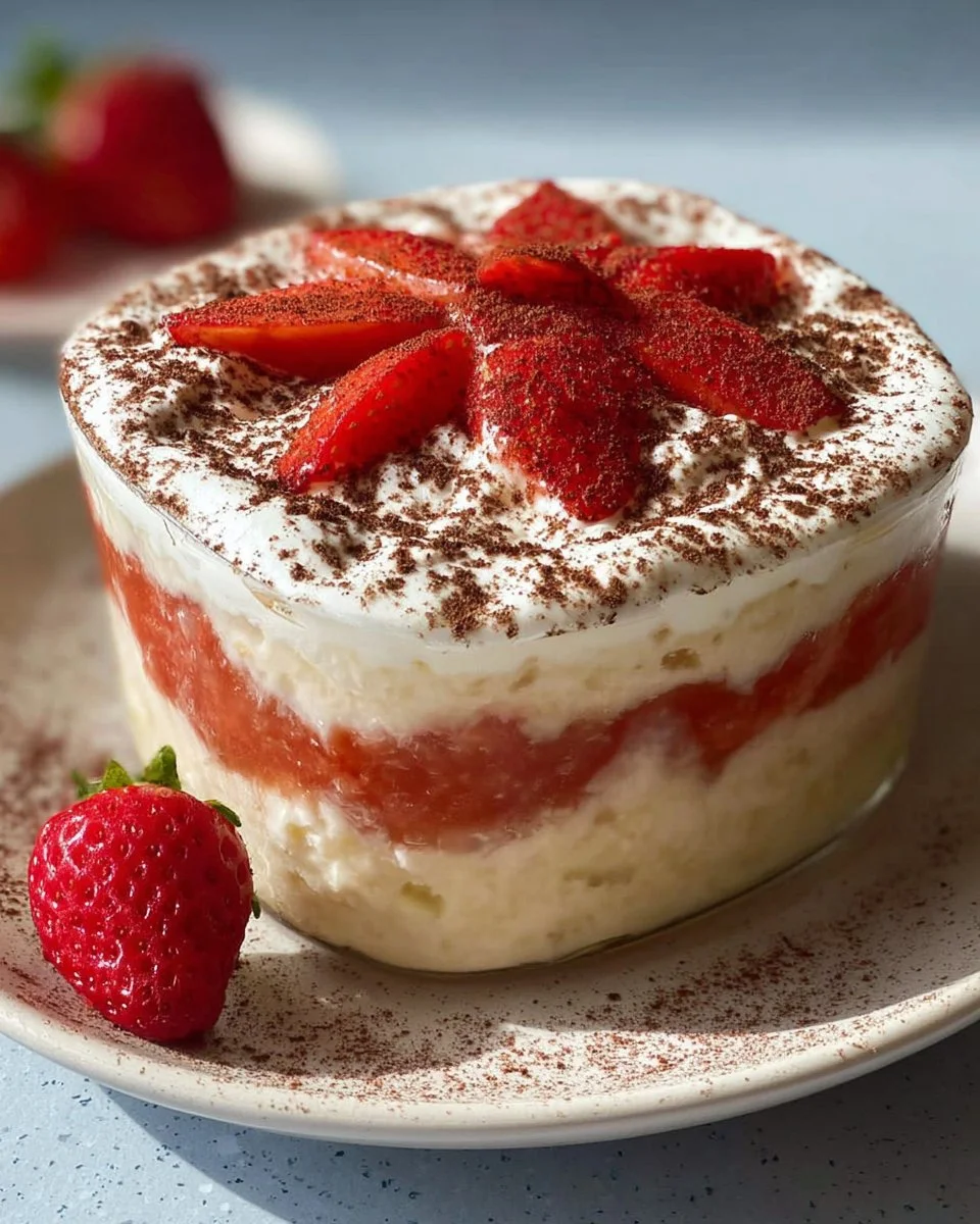 Erdbeer Milchreis Tiramisu