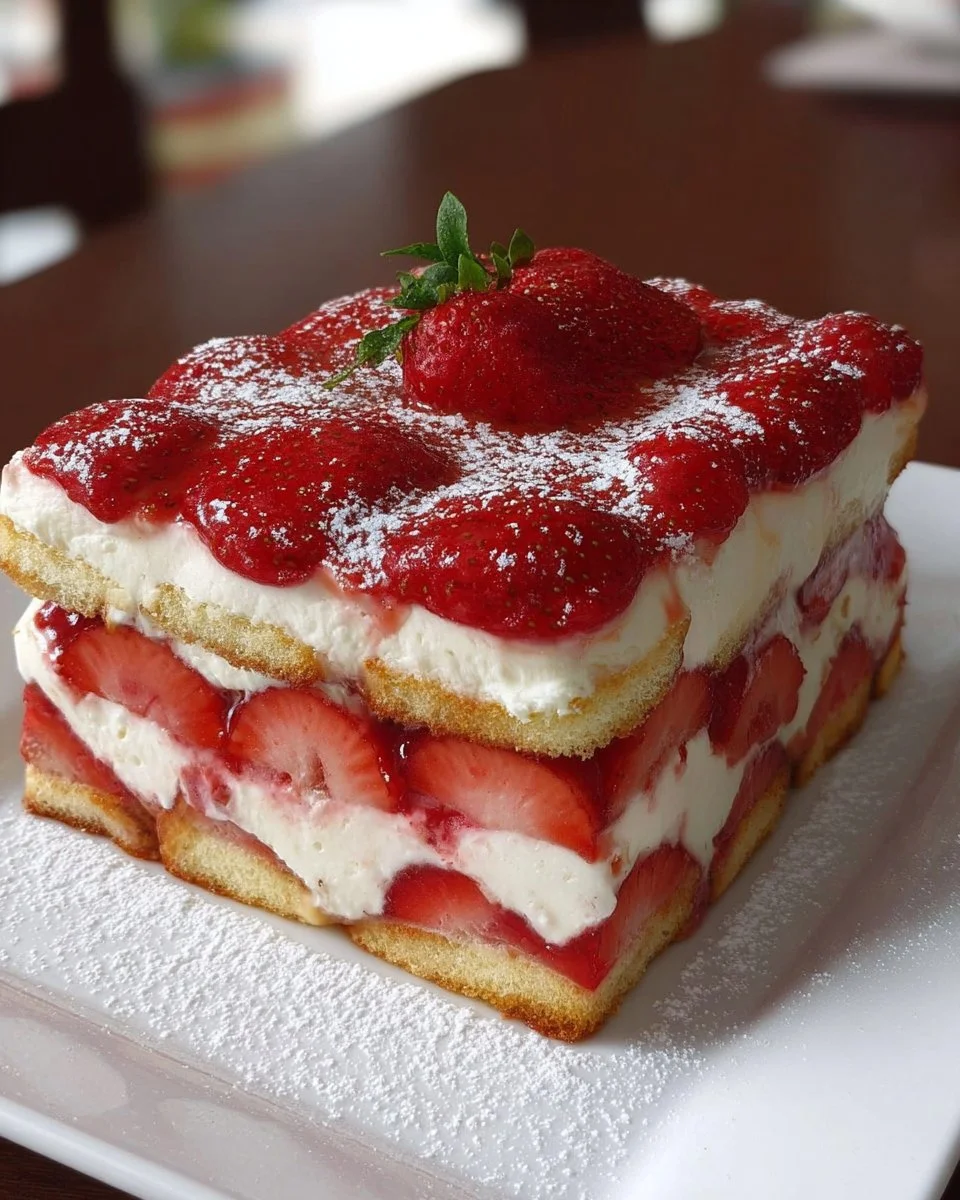 Erdbeer Tiramisu