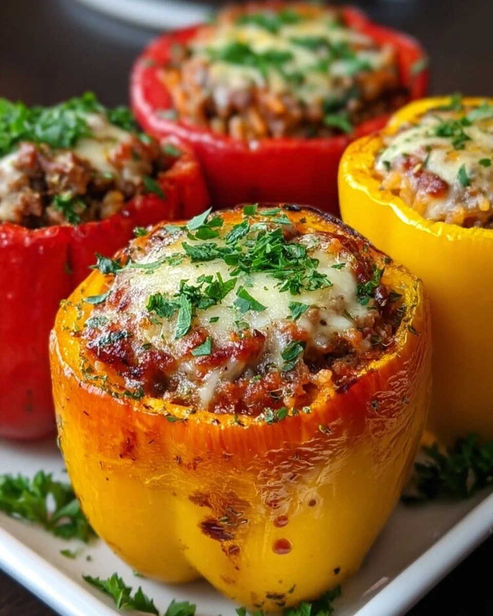 Gefüllte Paprika aus dem Airfryer