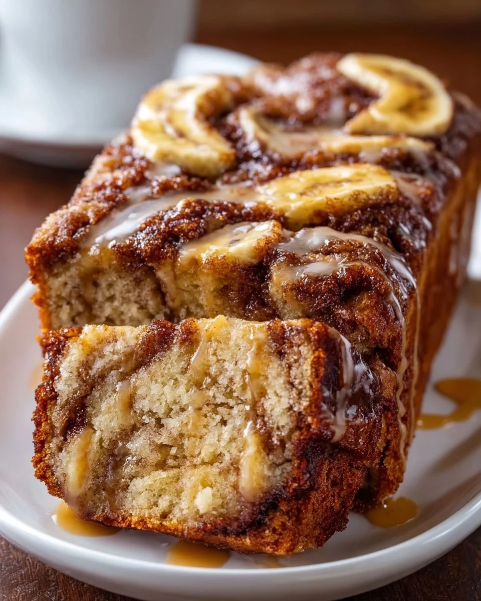 Hausgemachtes Zimt-Schnecken-Bananenbrot