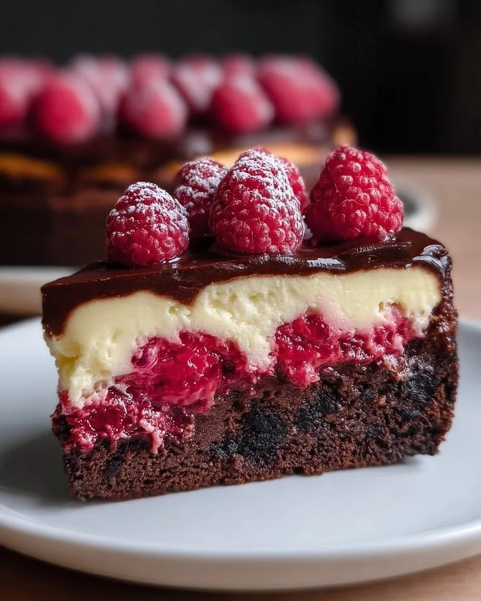 Himbeer-Brownie-Cheesecake: Ein himmlischer Genuss für alle