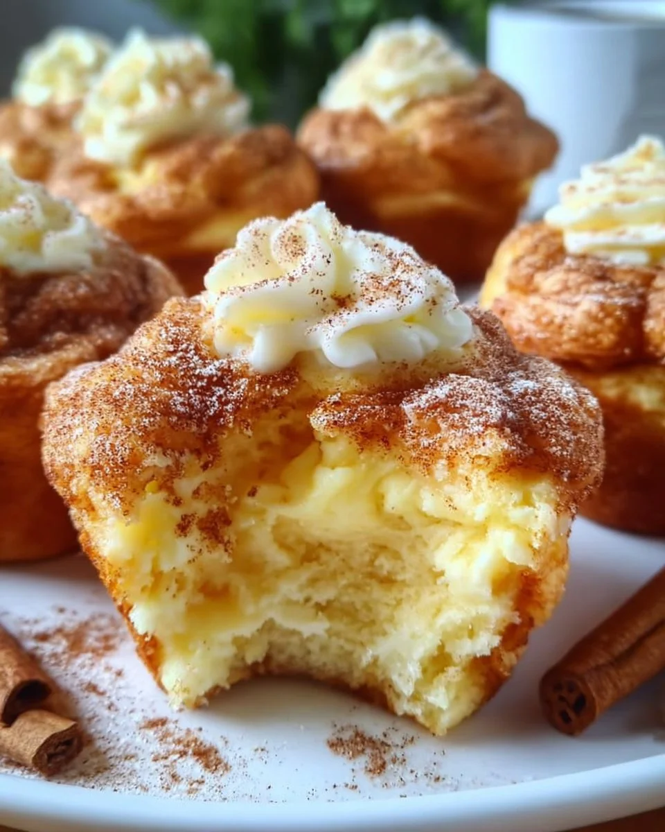 Himmlische Zimt-Cheesecake-Muffins