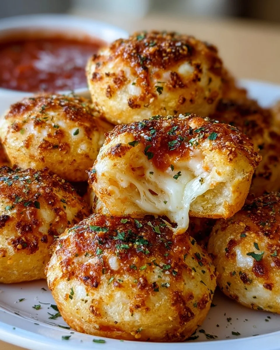 Hühnchen-Parmesan-Puffkissen