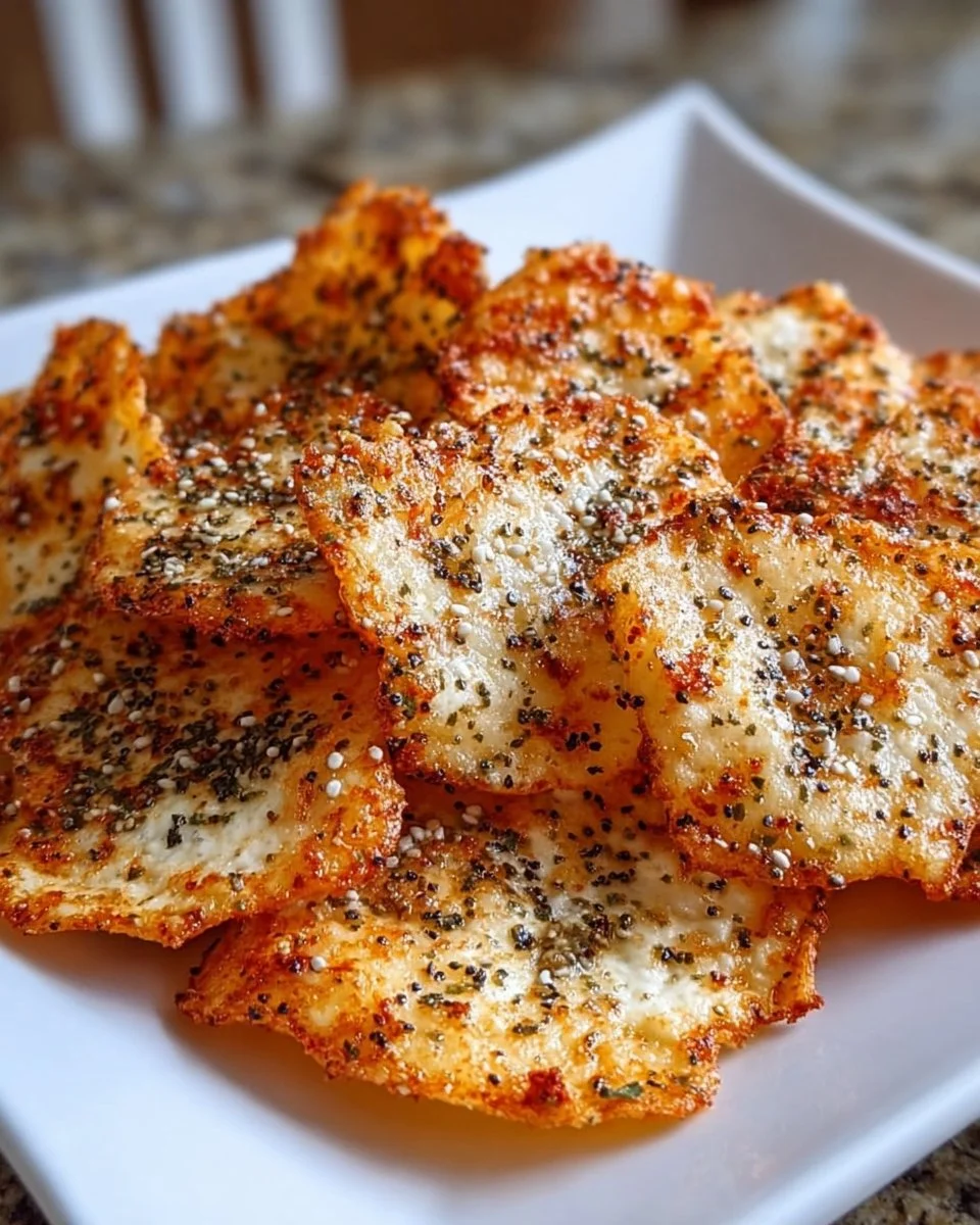 Köstliche Hüttenkäse-Chips als gesunde Snack-Alternative