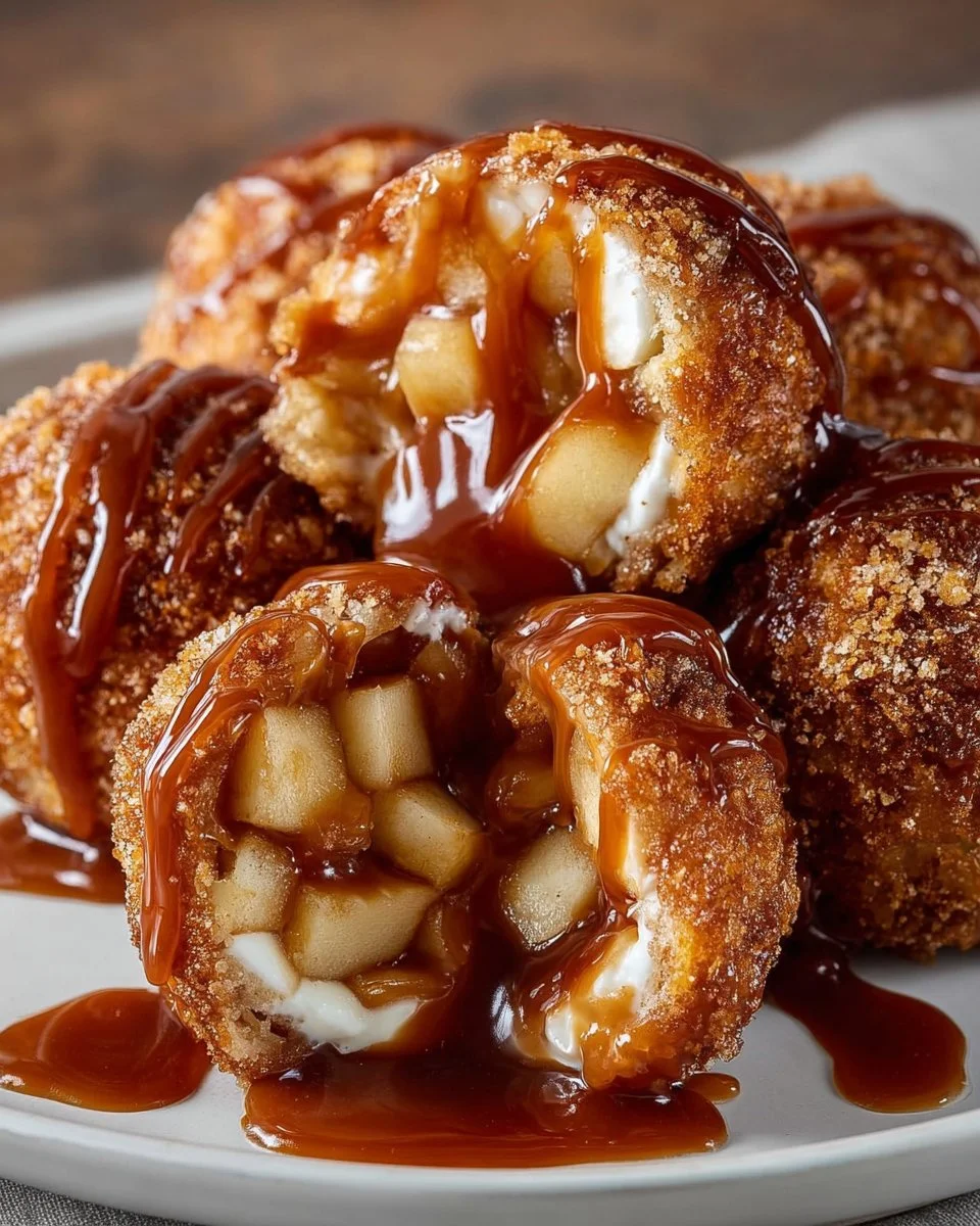 Karamell-Apfelkuchen-Bomben
