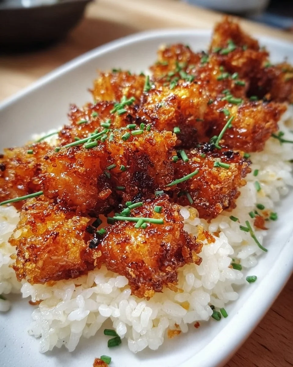 Knuspriger Reis Perfekt als Beilage oder Snack!