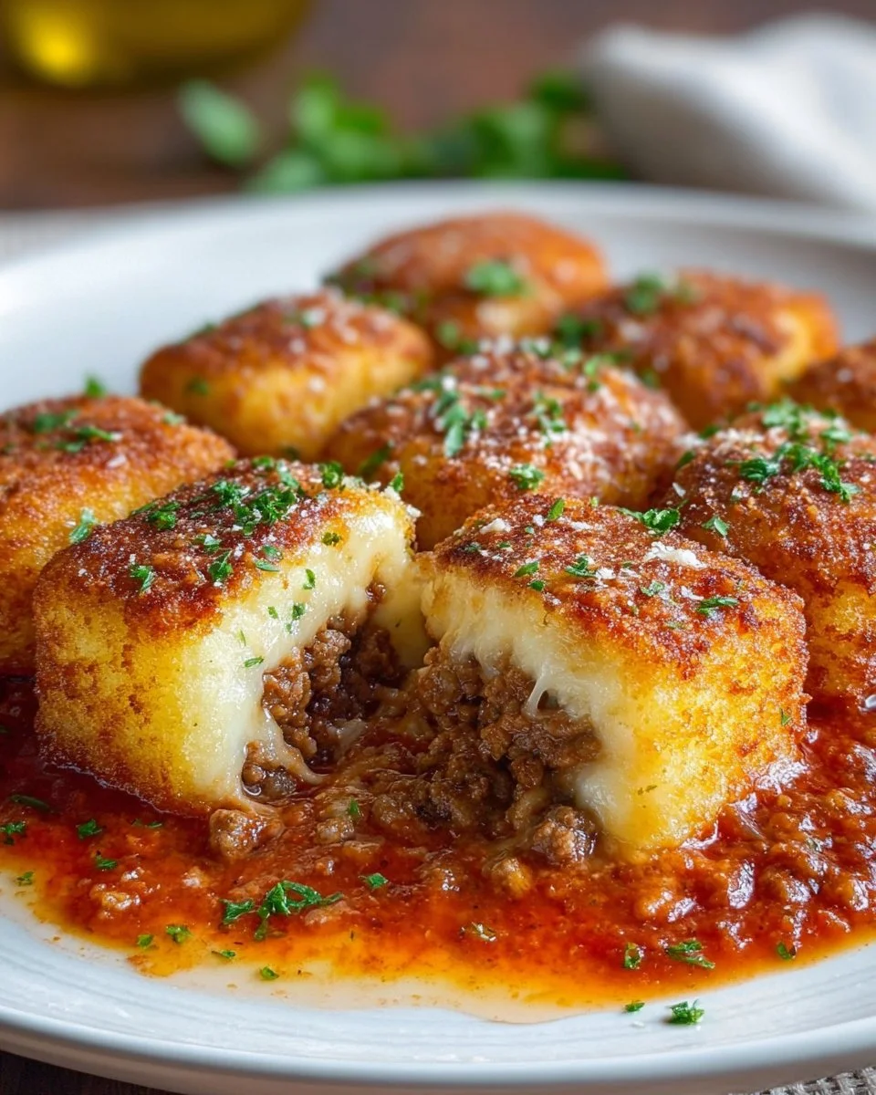 Kroketten Auflauf mit Hackfleisch