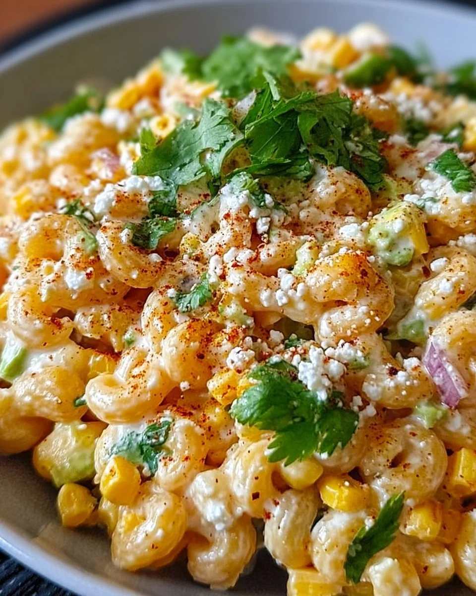Mexikanischer Straßenmais-Pasta-Salat