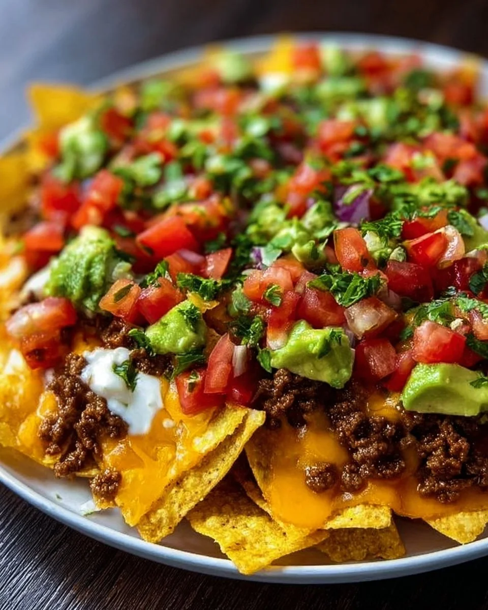 Nacho-Bowl mit Rinderhack