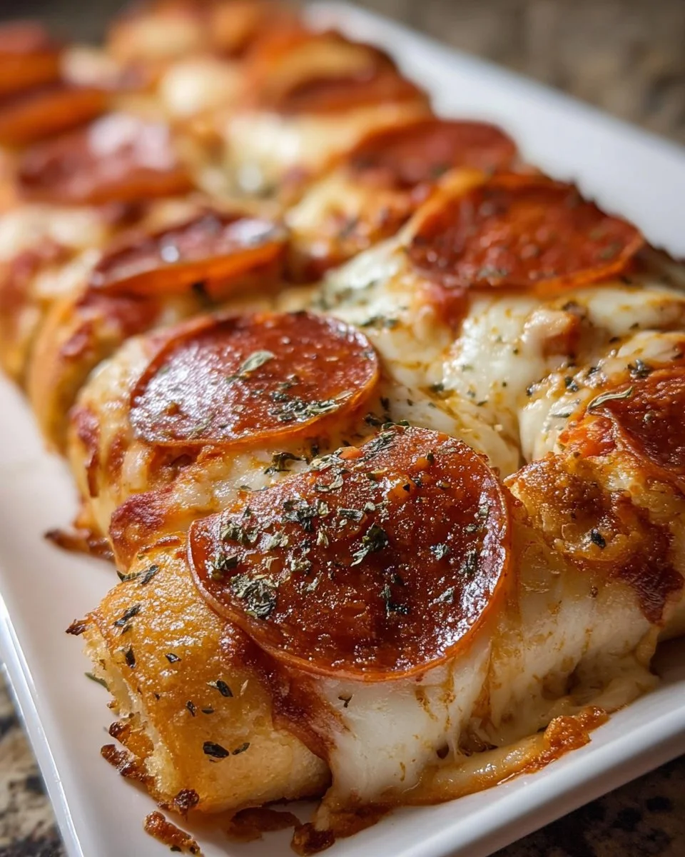Pizza-Rollen-Brotstangen