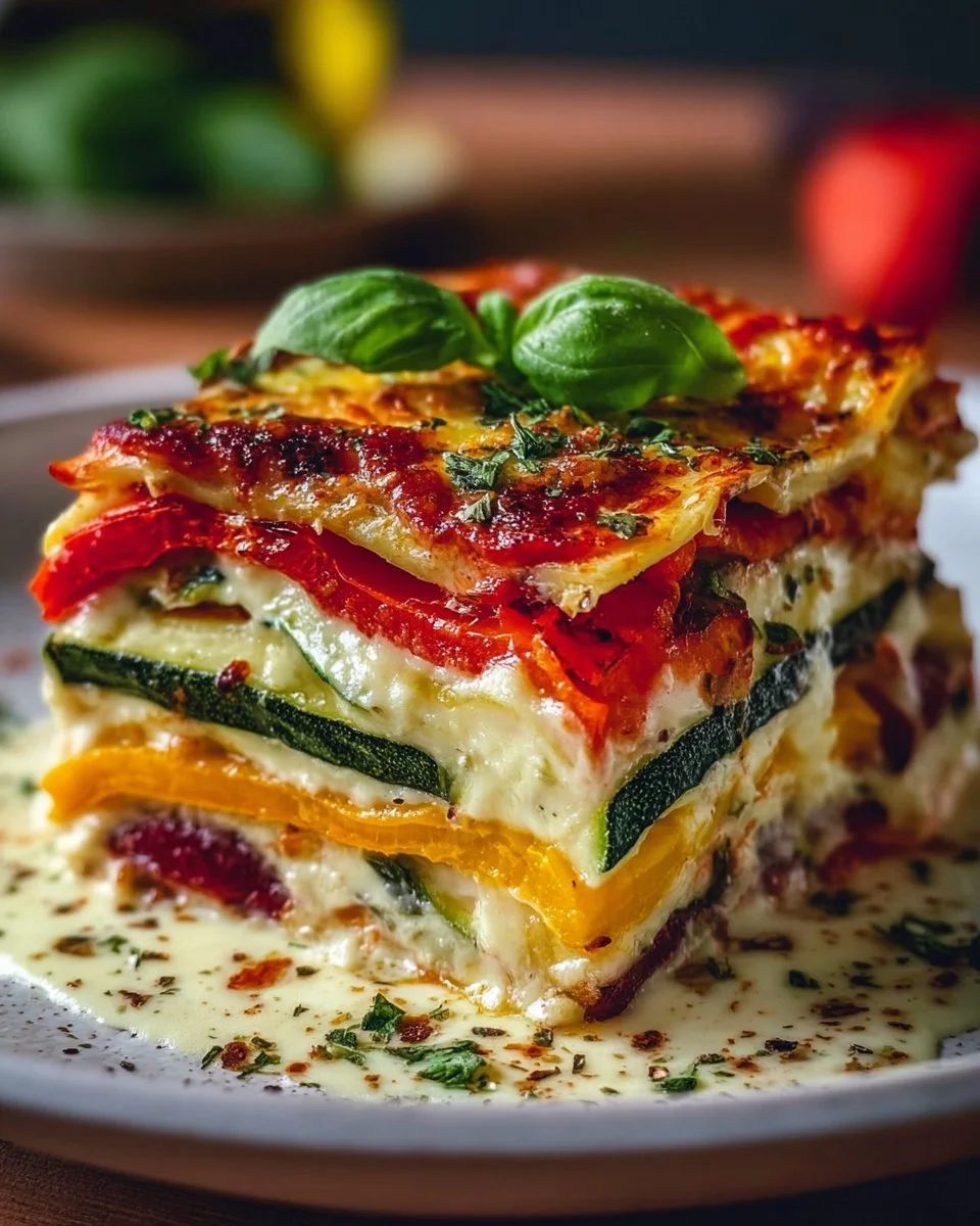 Regenbogenlasagne