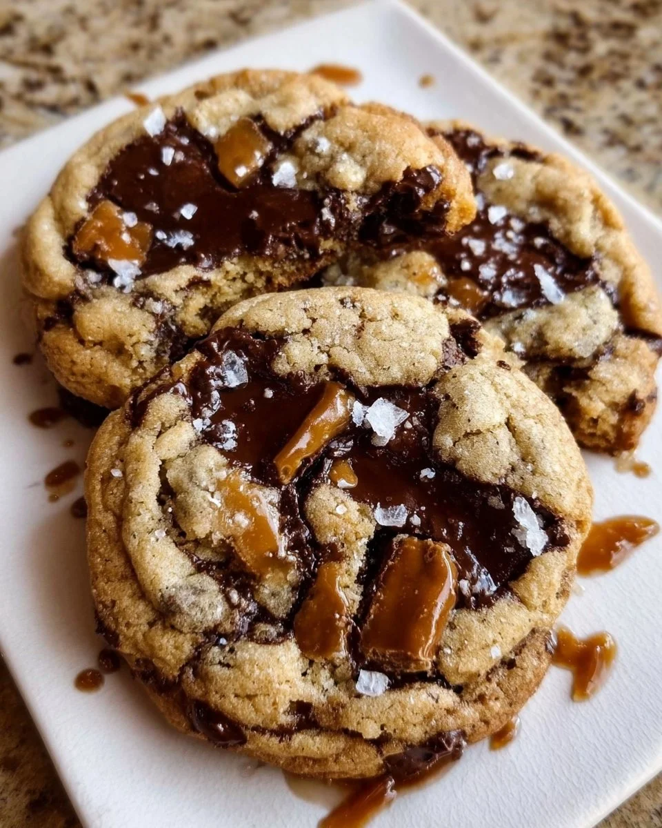 Schokoladenkekse mit Toffee