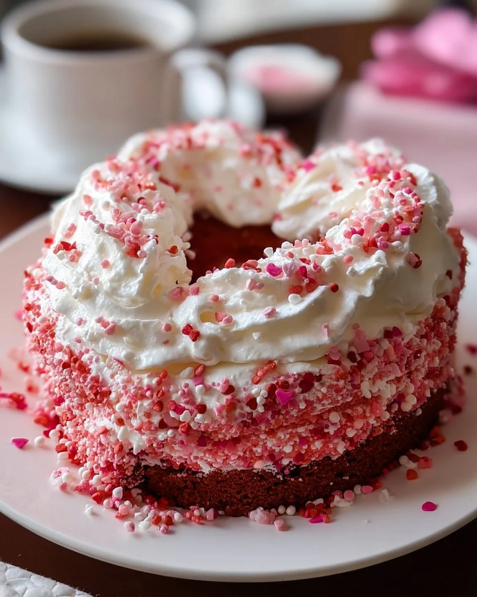 Valentinstag Kuchenmischung Fluff