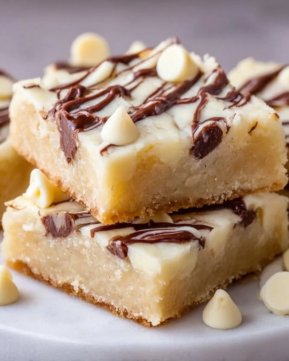 Weiße Schokoladenbrownies