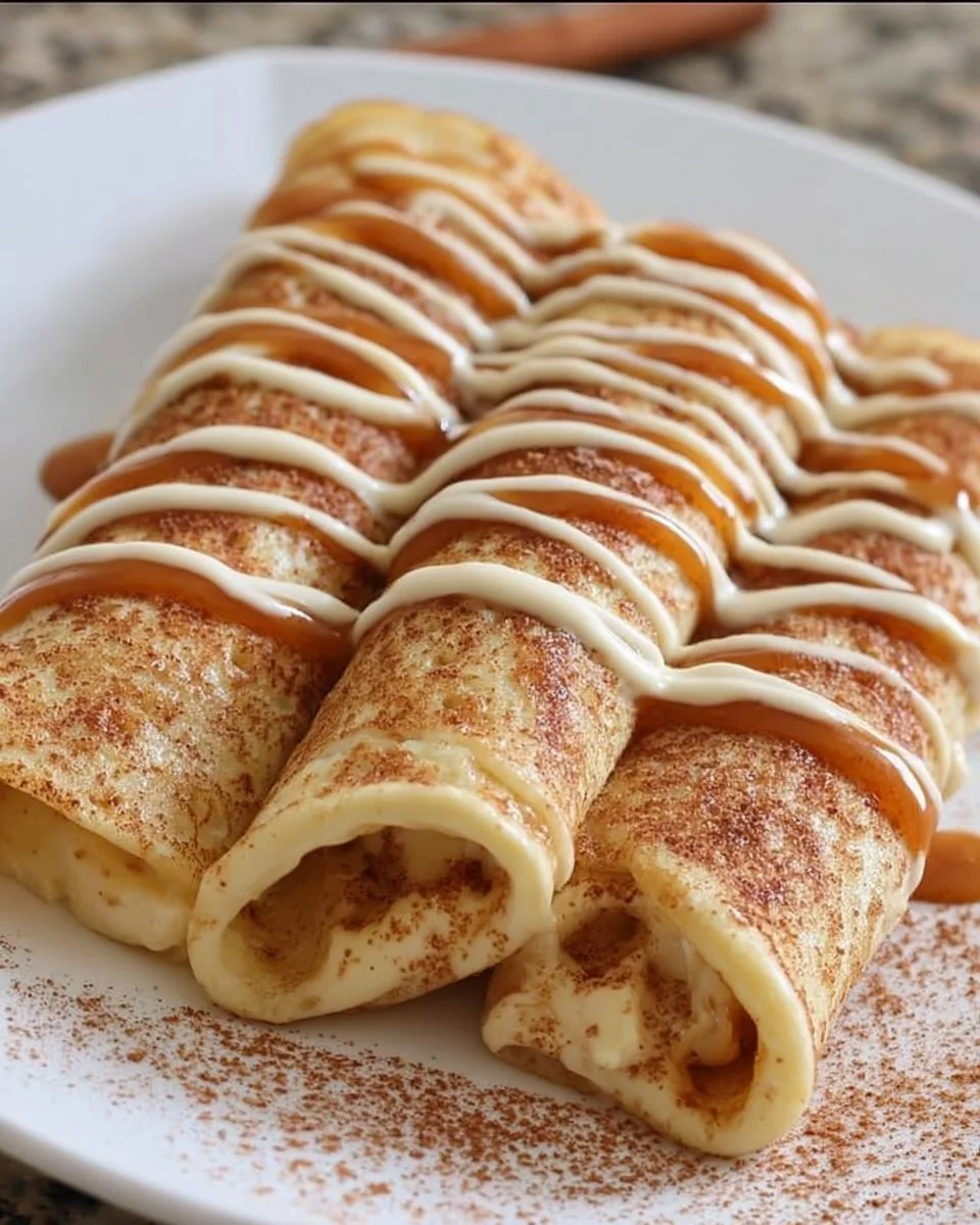 Zimtrolle Protein Crepes