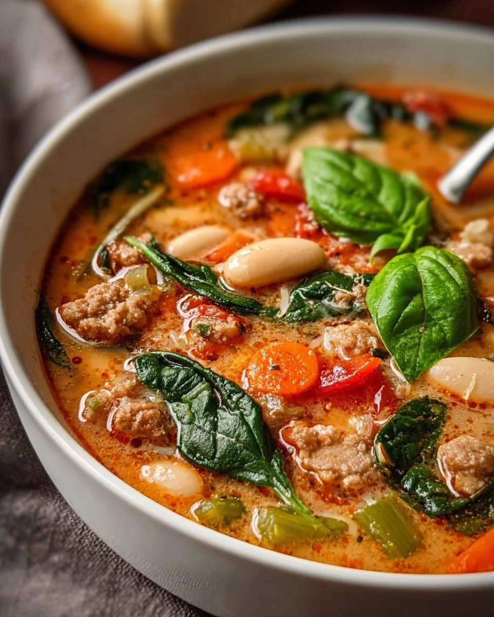 Herzhafte toskanische Suppe