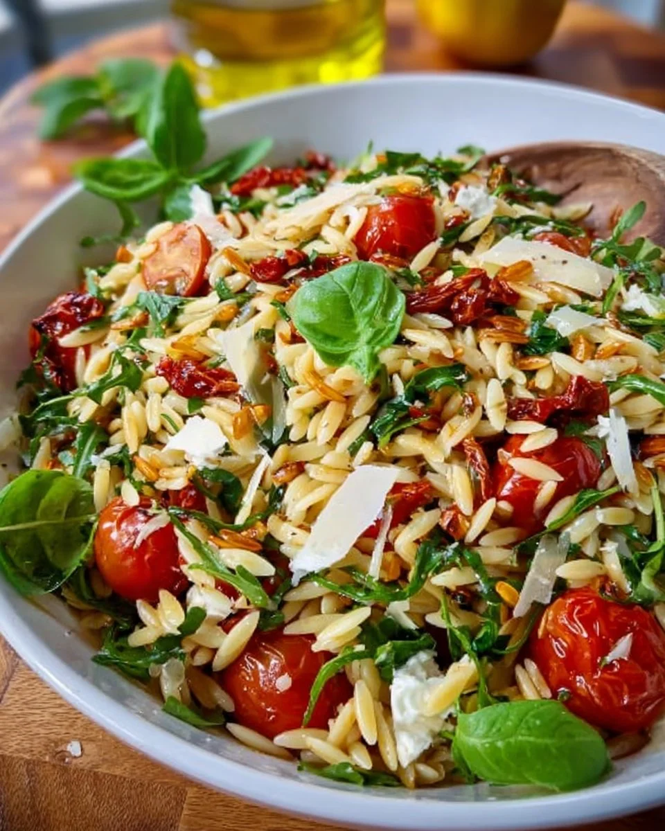 Italienisches Orzo Salat Rezept – einfach lecker!