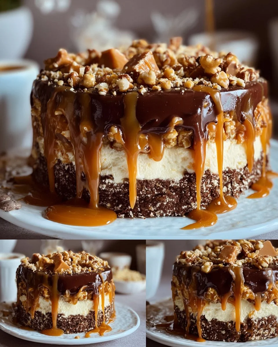 Karamell-Toffee-Crunch-Kuchen