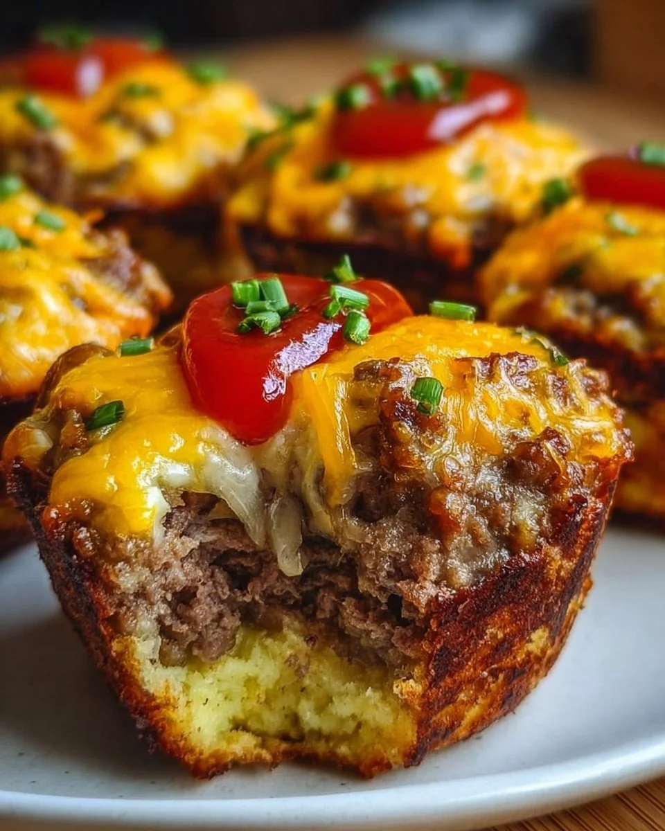 Käseburger-Muffins