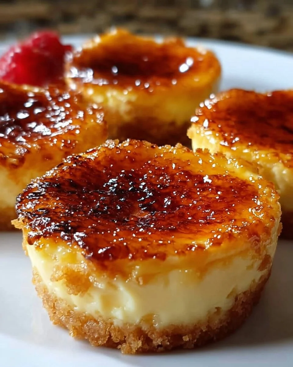 Mini Crème Brûlée Käsekuchen