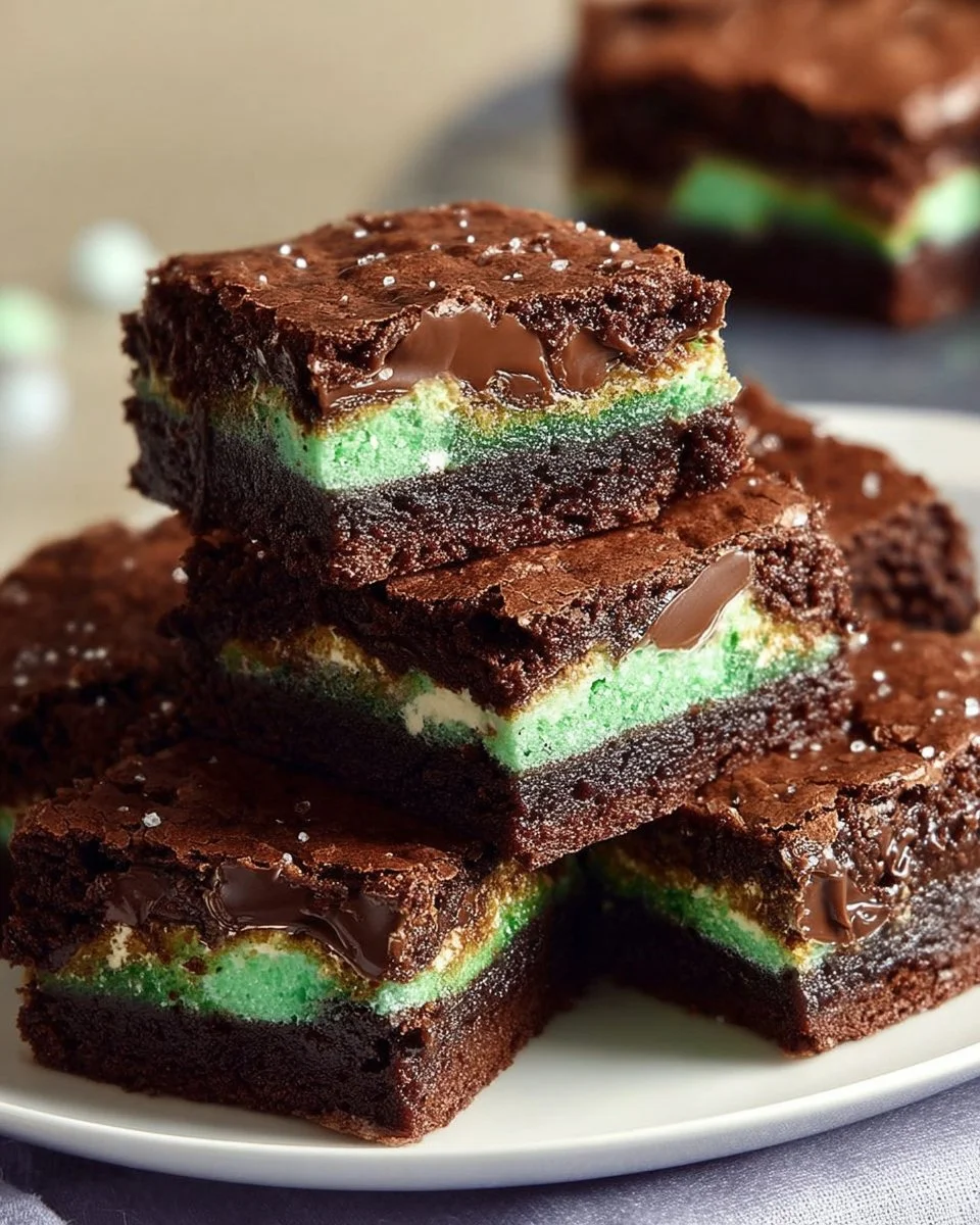 Mint Aero Brownies