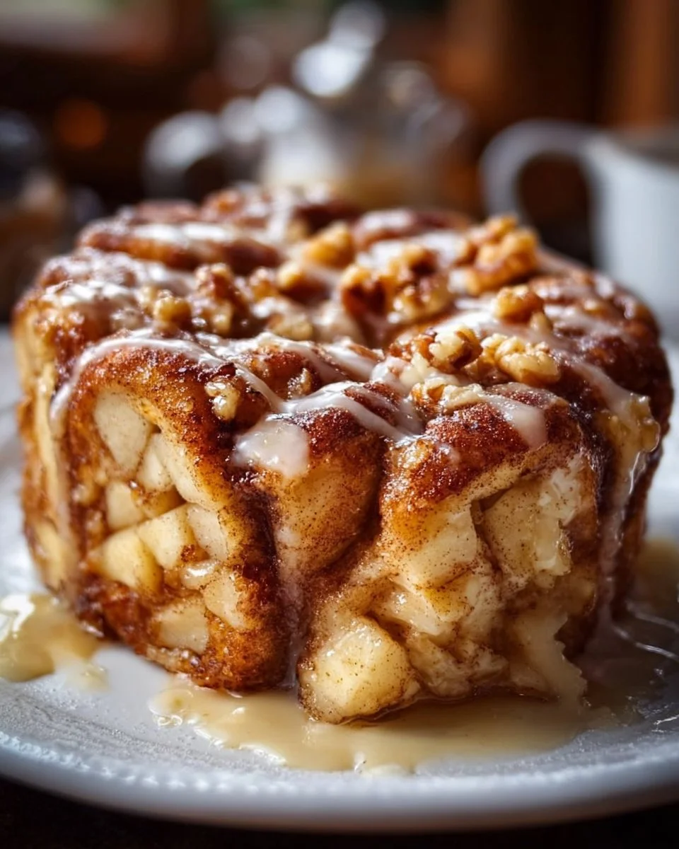 Saftiger Zimtschnecken Apfelkuchen