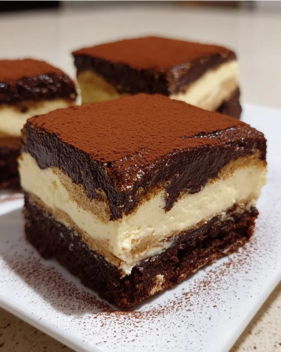 Tiramisu-Brownies