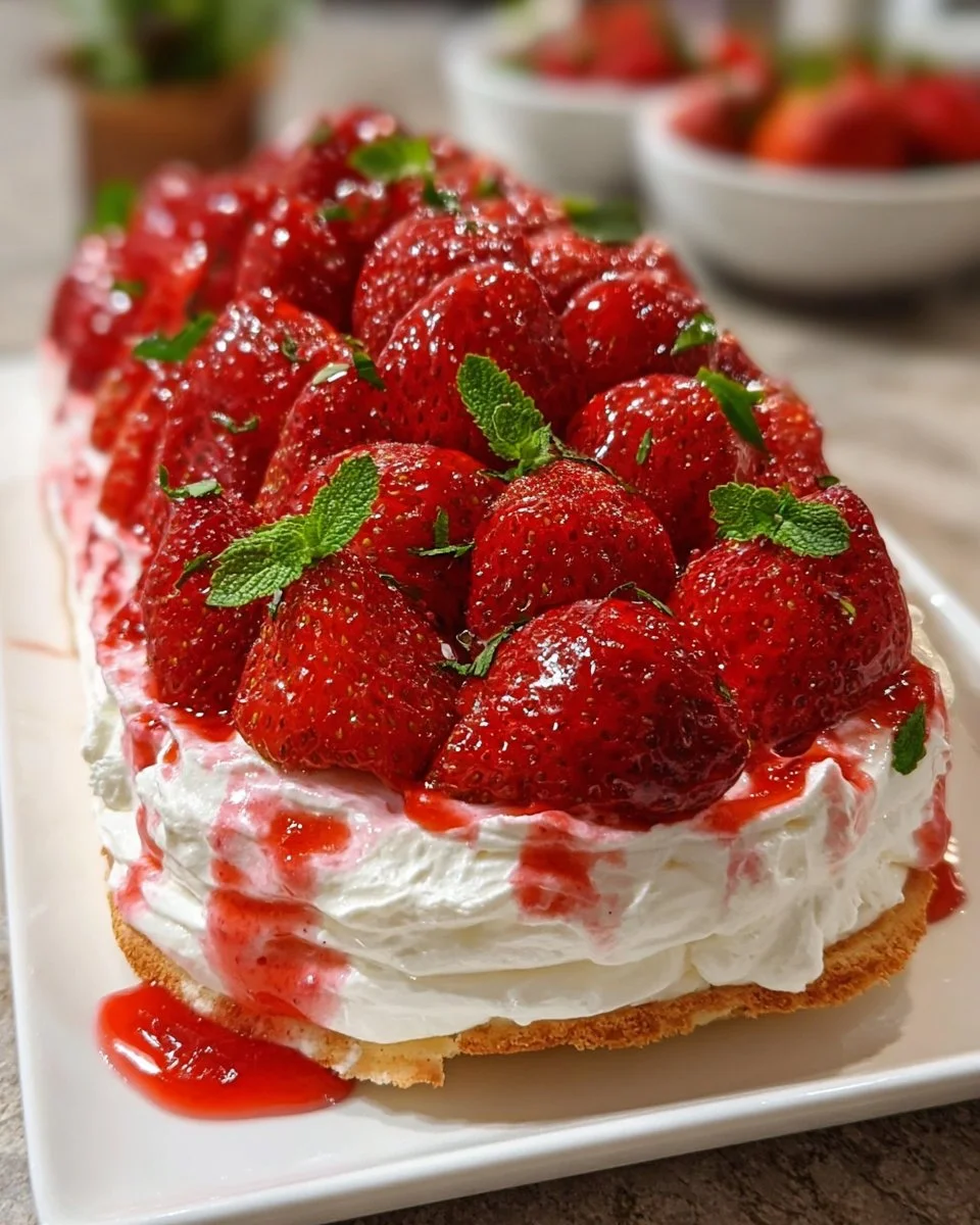 Unwiderstehlicher Erdbeertraum mit Mascarpone &amp; Quark