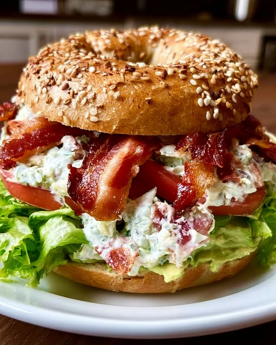 California BLT gehacktes Bagel