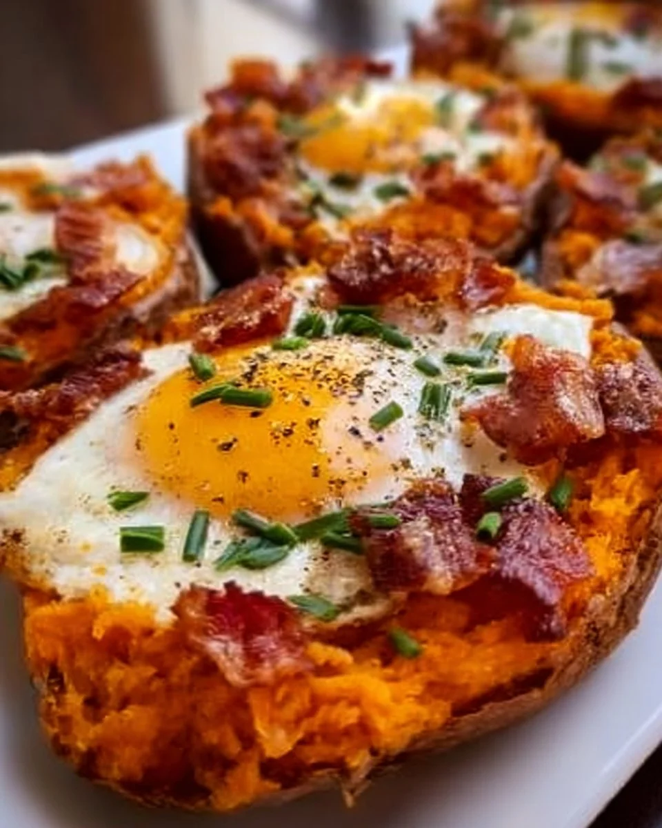 Frühstück Süßkartoffeln