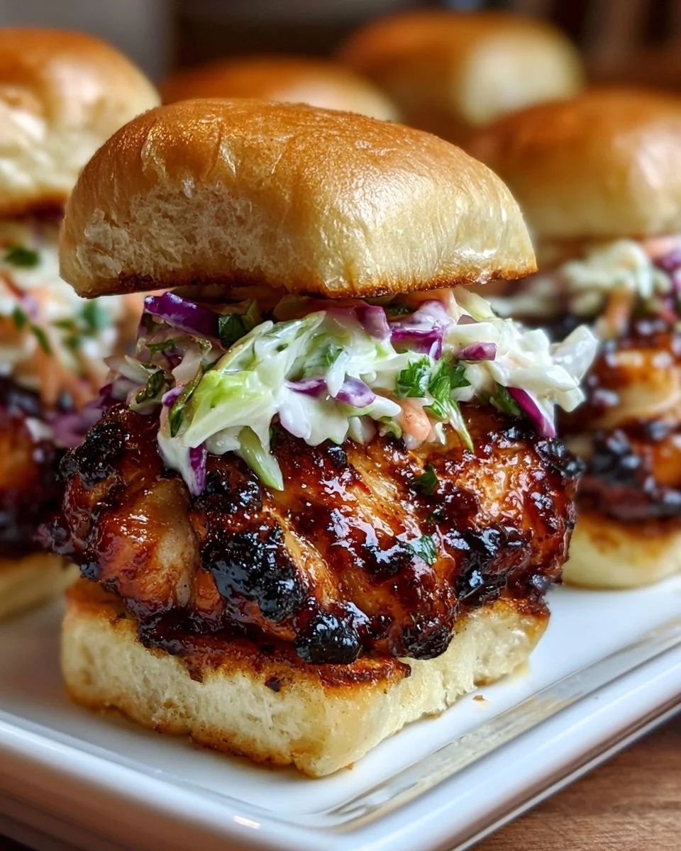 Honig-Chipotle-Hähnchen-Slider