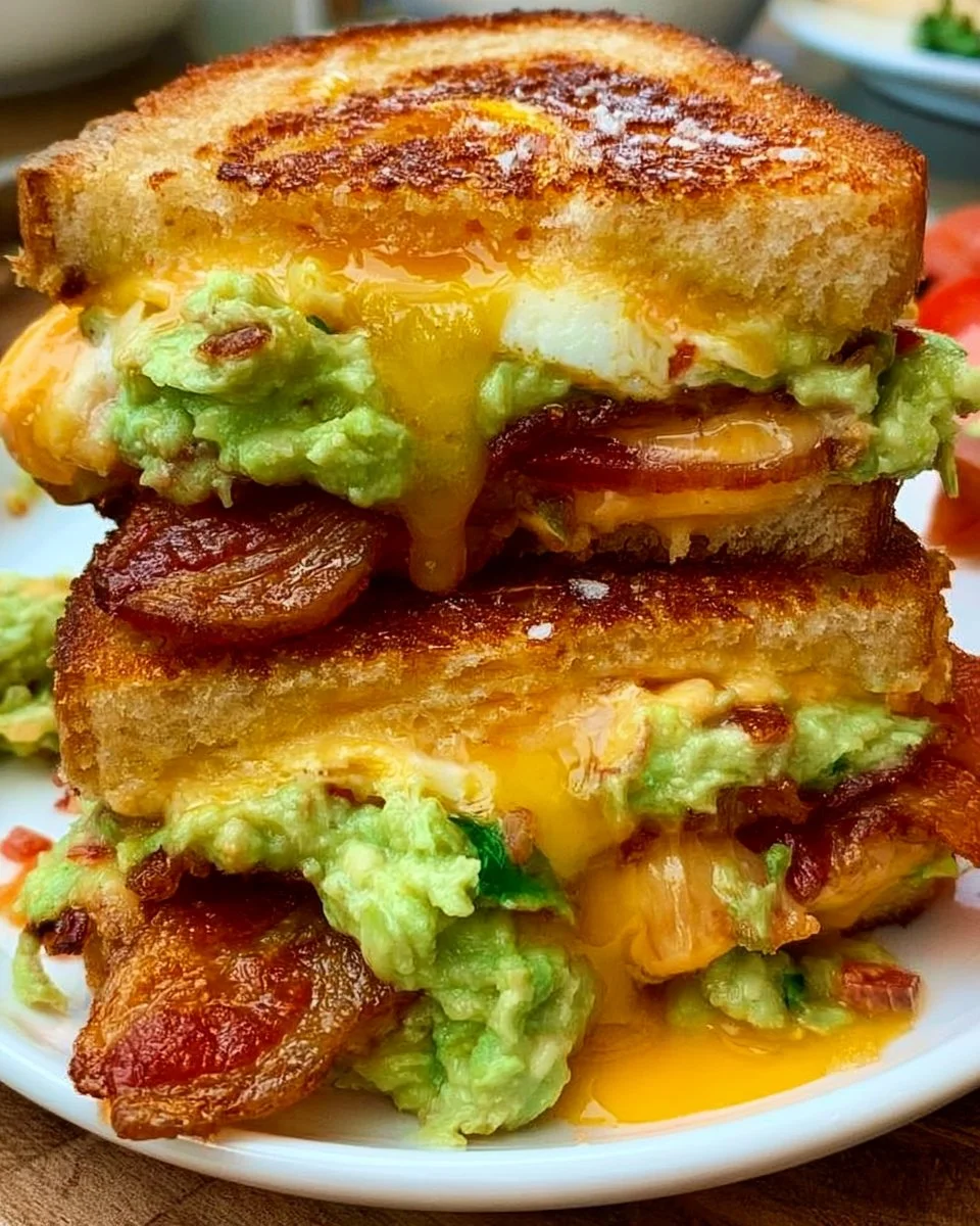 Bacon-Guacamole-Toast-Rezept | Sandwich-Menü, Junk Food, Eier-Rezept