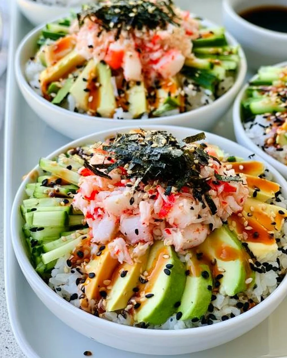 California Roll Sushi Schalen