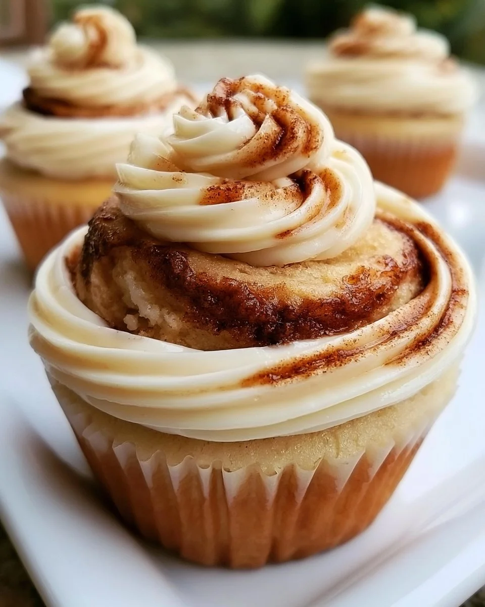 Goldene Wirbel-Zimtrolle-Cupcakes – Die süße Versuchung, die zwei Dessert-Lieblinge kombiniert