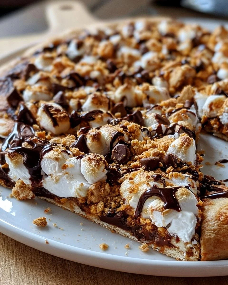Süße Smores-Pizza